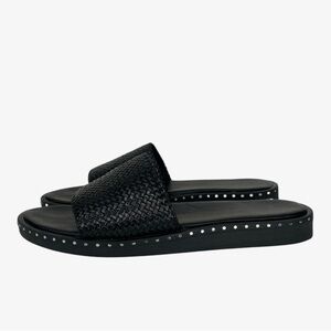 ATELIERS leather slide sandals size: 38